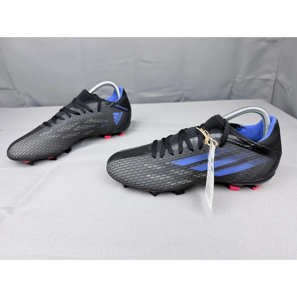 Adidas X Speedflow.3 FG Mens Soccer Cleats Black Blue Pink FY3296 Size 6 NEW